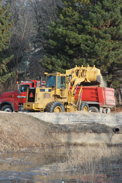 Clearing Third Street